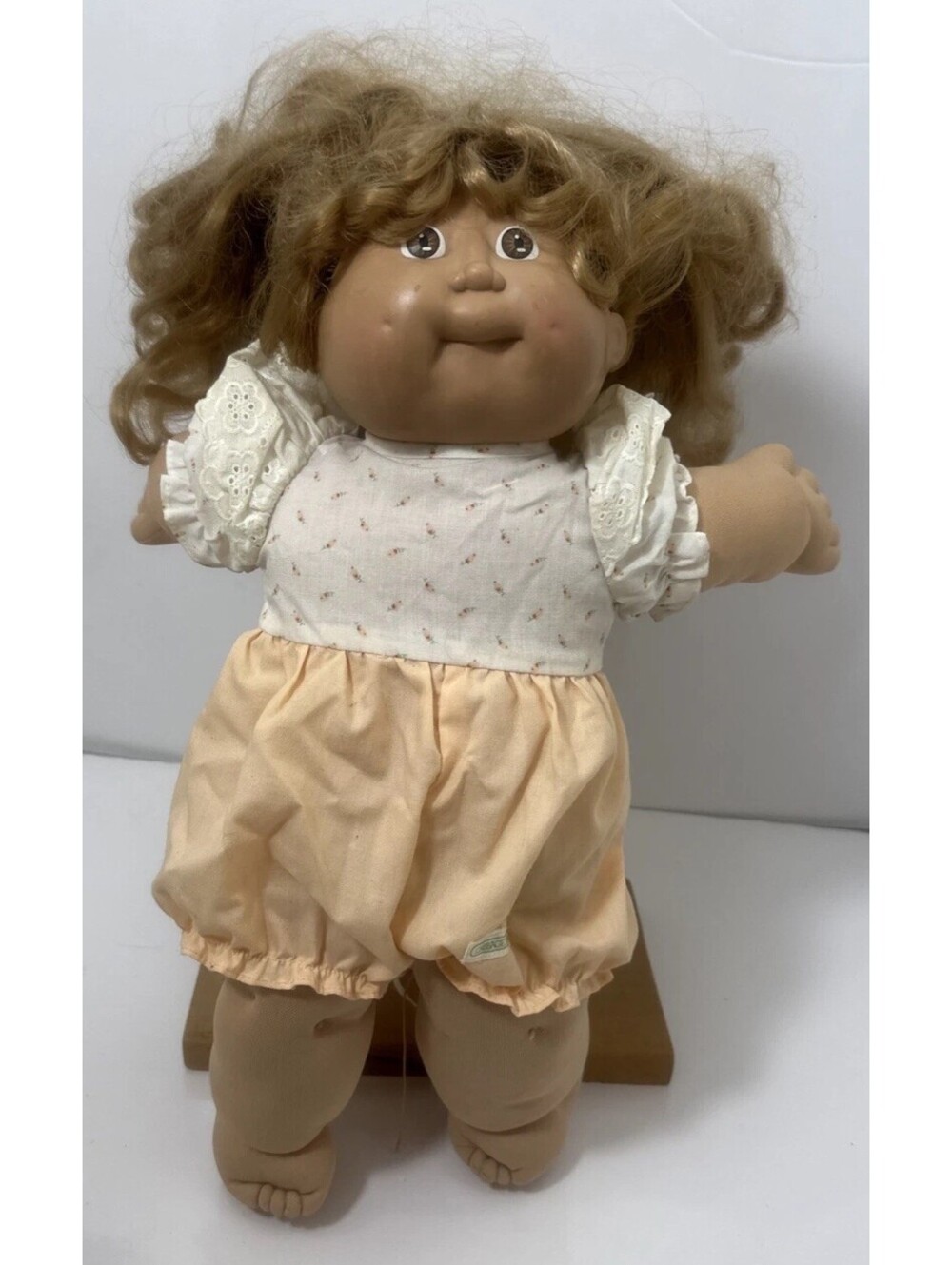 Vintage 1982 Cabbage Patch Doll Mold 35 Dirty Blonde Wheat Hair China OK Coleco